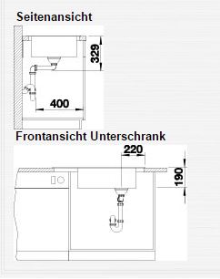 Granitový drez Blanco ELON XL 8 S Biela soft