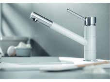 Drezová batéria Blanco KANO HD biela/chróm