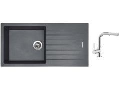 Set Sinks PERFECTO 1000 Titanium + baterie Sinks ENIGMA S chrom Set Sinks PERFECTO 1000 Titanium + baterie Sinks ENIGMA S chrom