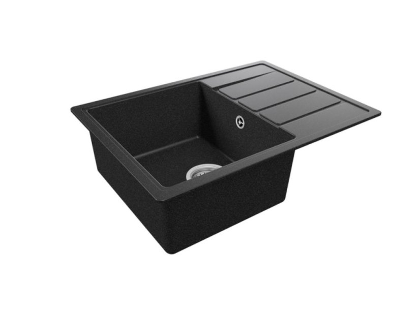 Granitový drez Teka COMFOR 45 S-TQ 1B 1D Čierna metalická - 3