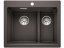 Granitový drez Blanco PLEON 6 Split InFino antracit