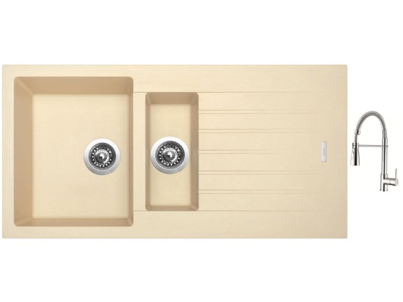 Set Sinks PERFECTO 1000.1 Sahara + baterie Sinks MIX 35 PROF S chrom