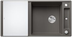 Granitový dřez Blanco AXIA III XL 6 S Šedá vulkán, se skleněnou krájecí deskou