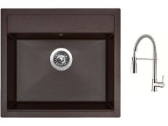 85926_granitovy-drez-sinks-solo-560-marone-drezova-baterie-sinks-mix-35-prof-s-c