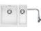 Set Franke SID 160/2 Tectonite Bílá + baterie Franke FN 0143 Chrom