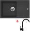 Set Sinks Linea 780 N Granblack + batéria Polo GR Set Sinks Linea 780 N Granblack + batéria Polo GR