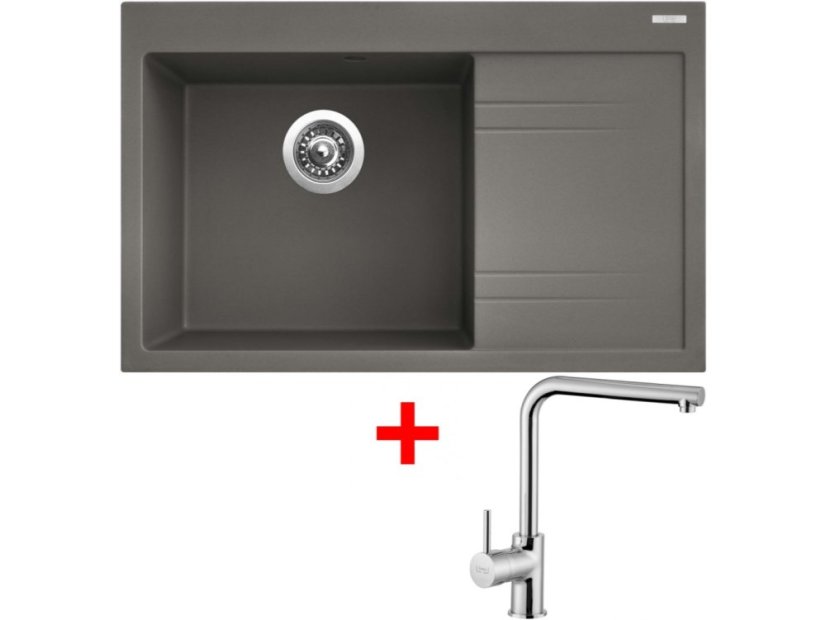 Set Sinks RIM 780 L Truffle + Elka