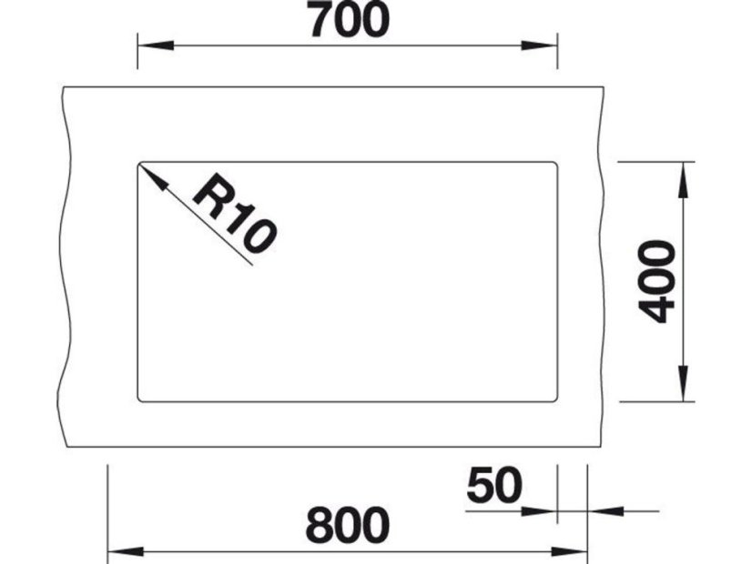 Granitový dřez Blanco Subline 700 U InFino šedá vulkán