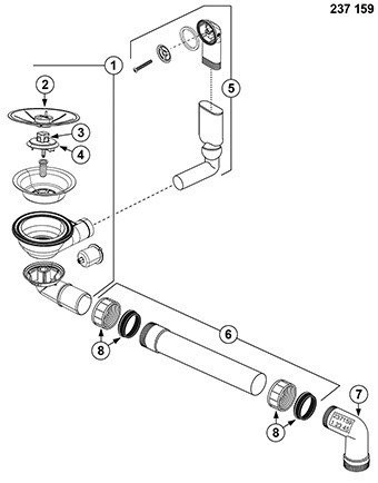 Granitový dřez Blanco ELON XL 8 S Šedá vulkán
