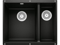 Granitový drez Blanco Rotan 340/160 U čierna, bez tiahla, drez vľavo