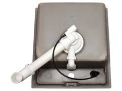 Granitový dřez Blanco Dalago 45 Černá, s excentrem