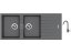 Set Sinks PERFECTO 1160 DUO Titanium + baterie Sinks MIX 35 Titanium