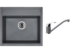 Set Sinks SOLO 560 Titanium + baterie Sinks PRONTO Titanium