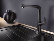 Drezová batéria Blanco AVONA-S sivá vulkán