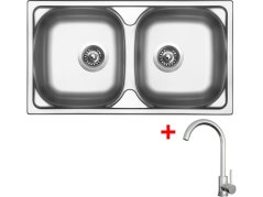 Sinks OKIO 780 DUO + ARCO celonerezová Sinks OKIO 780 DUO + ARCO celonerezová
