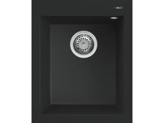 Granitový drez Elleci Quadra 100 Black K86