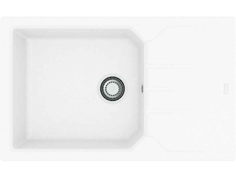 Granitový dřez Alveus Record 40 bílá