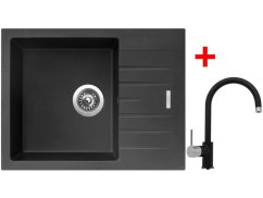 Sinks PERFECTO 650 Pureblack + Vitalia GR Sinks PERFECTO 650 Pureblack + Vitalia GR