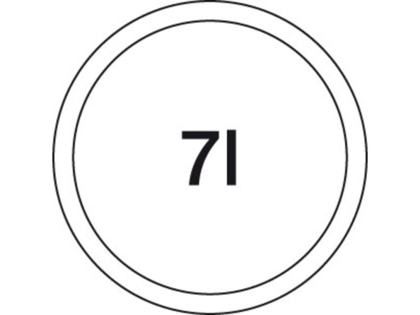 Odpadkový koš Blanco Solon objem