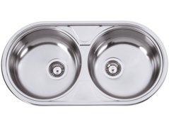 Nerezový drez Sinks DUETO 847 V matný