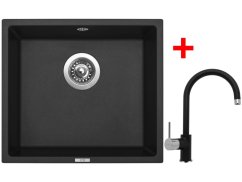 Set Sinks Frame 457 Pureblack + Vitalia GR