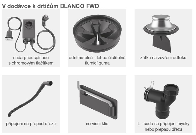 Drvič odpadu Blanco FWD Medium
