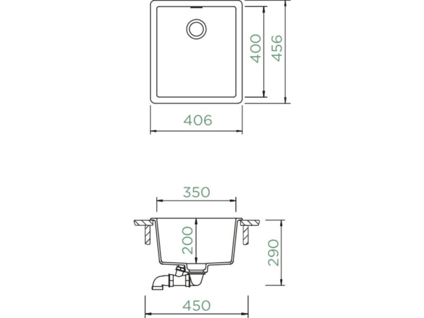 Granitový dřez Schock Greenwich N-100S-A Polaris