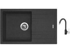 Set Sinks LINEA 780 N Granblack + batéria Sinks MIX 35 Set Sinks LINEA 780 N Granblack + batéria Sinks MIX 35