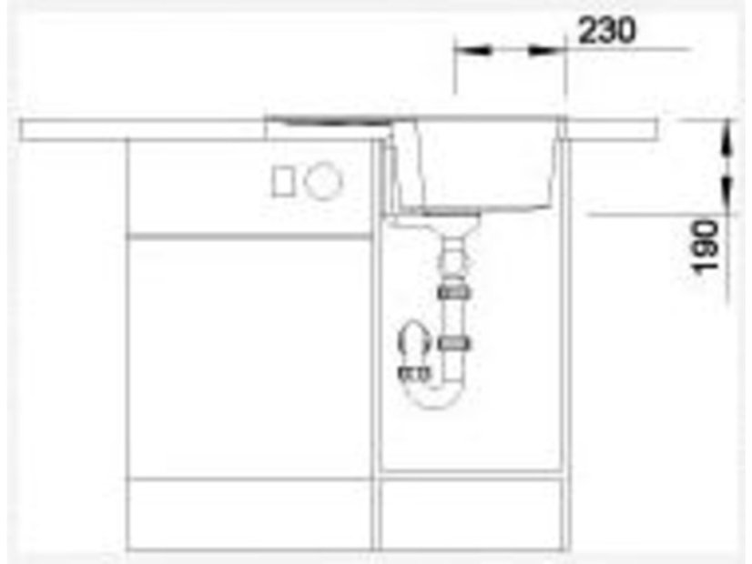 Granitový drez Blanco ZIA 40 S aluminium