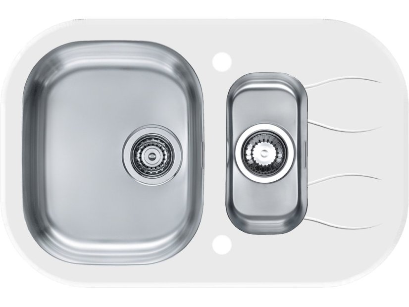 Kuchyňský drez Alveus Wave 30 bielý
