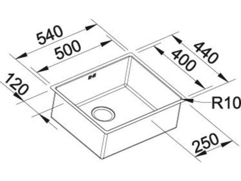 Nerezový dřez Blanco CLARON 500-IF InFino Nerez durinox