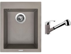Set Sinks CUBE 410 Truffle + baterie Sinks LEGENDA S Truffle