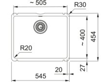 Keramický dřez Franke KXK 110-51 Onyx
