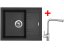 Sinks LINEA 600 Metalblack + Elka