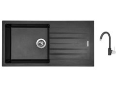 Set Sinks PERFECTO 1000 Metalblack + baterie Sinks MIX 35 Metalblack