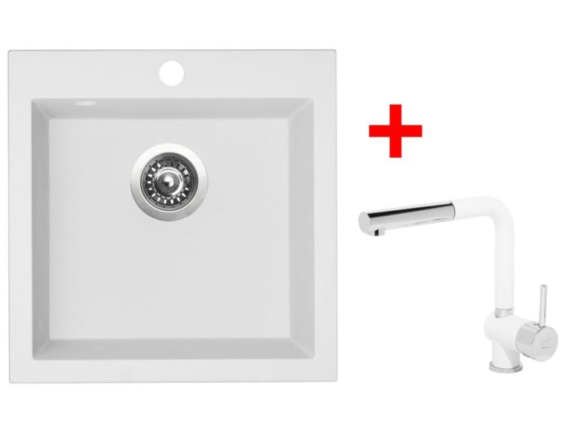 Set Sinks Viva 455 Milk + Mix 3 P GR