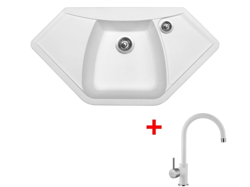 Set Sinks Naiky 980 Milk + Vitalia GR