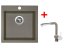 Set Sinks Viva 455 Truffle + Mix 3 P GR