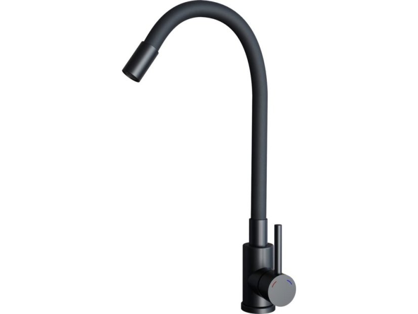 Sinks PERFECTO 650 Marone + ELASTA černá matná