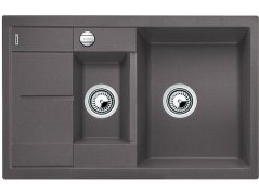 Granitový drez Blanco METRA 6 S Compact sivá skala s excentrom