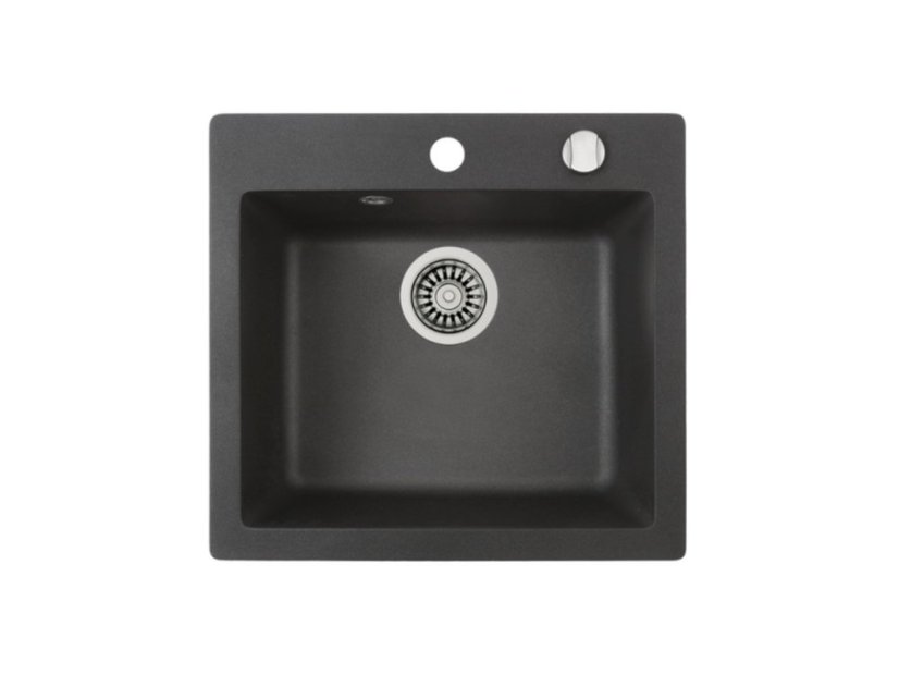 Granitový drez Teka CLIVO 50 S-TQ 1B Čierna metalická - 1