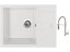 Set Sinks AMANDA 650 Milk + baterie Sinks MIX 35 PROF S chrom