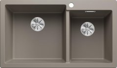 Granitový dřez Blanco Pleon 9 Tartufo levý