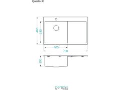 Nerezový drez Alveus QUARTO 30