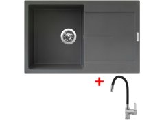 Sinks ULTIMA 790 Titanium + Flexia