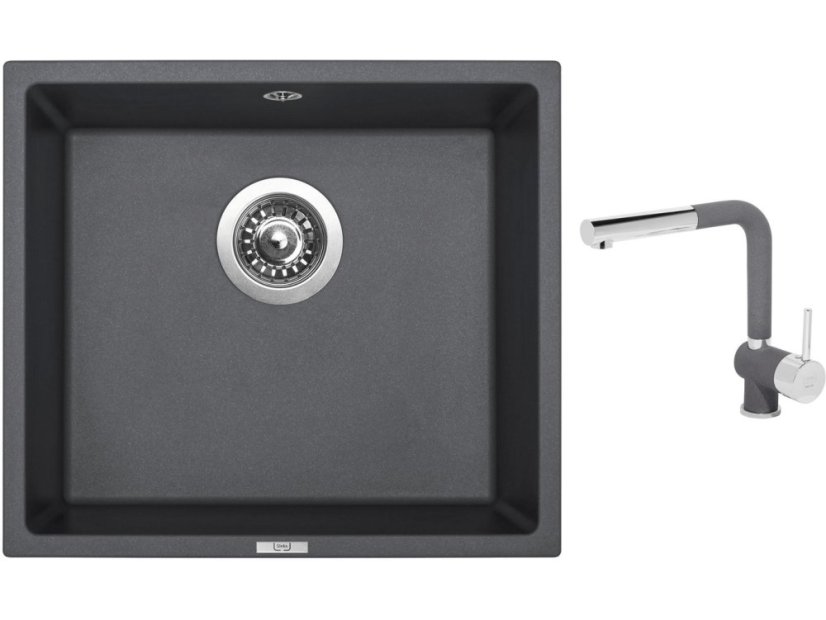 Set Sinks FRAME 457 Titanium + baterie Sinks MIX 3 P Titanium