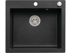 Granitový drez Alveus CORTINA 160 čierna
