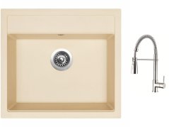 Set Sinks SOLO 560 Sahara + baterie Sinks MIX 35 PROF S chrom Set Sinks SOLO 560 Sahara + baterie Sinks MIX 35 PROF S chrom