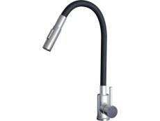 Drezová batéria Sinks ELASTA S nerez/čierna