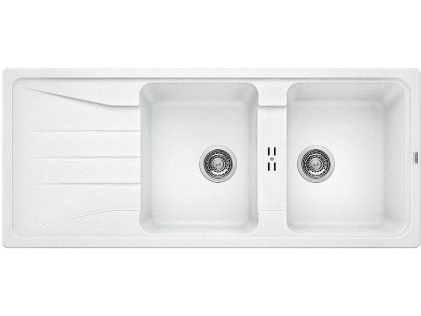Granitový dřez Blanco SONA 8 S Silgranit bílá oboustranné provedení